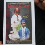 The cover of program for Kimani Gray’s wake.